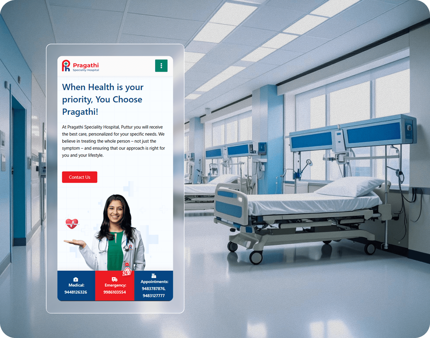 Pragathi speciality hospital solution image