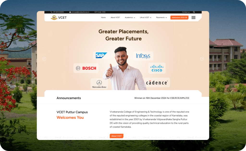 VCET title image