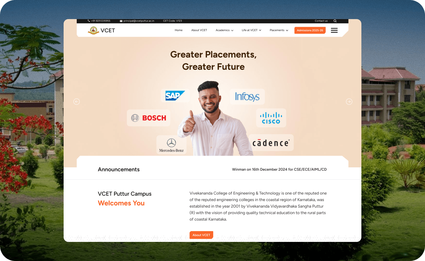 VCET title image