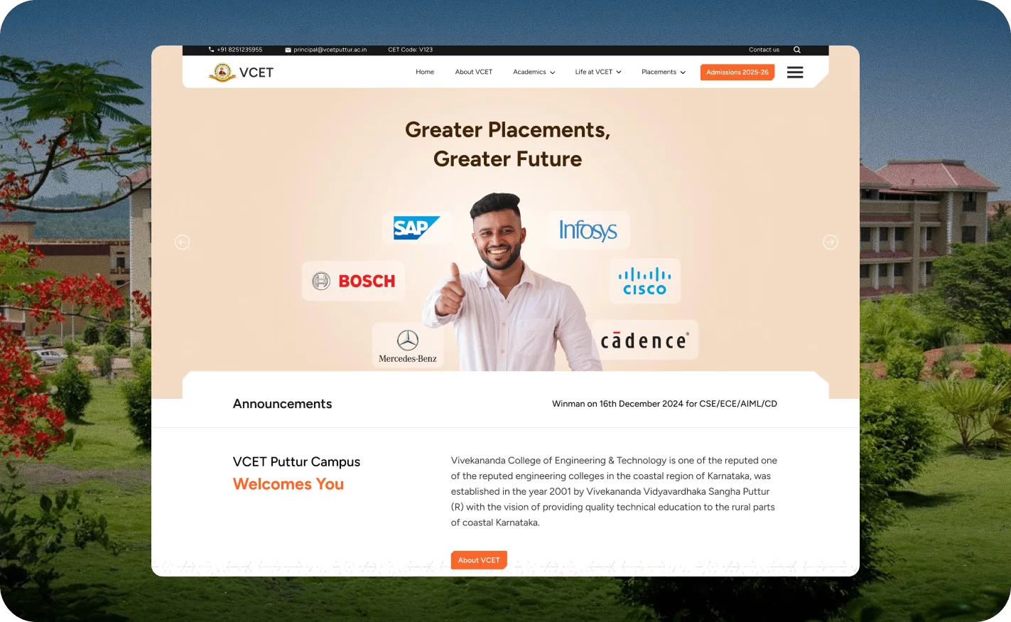 VCET title image